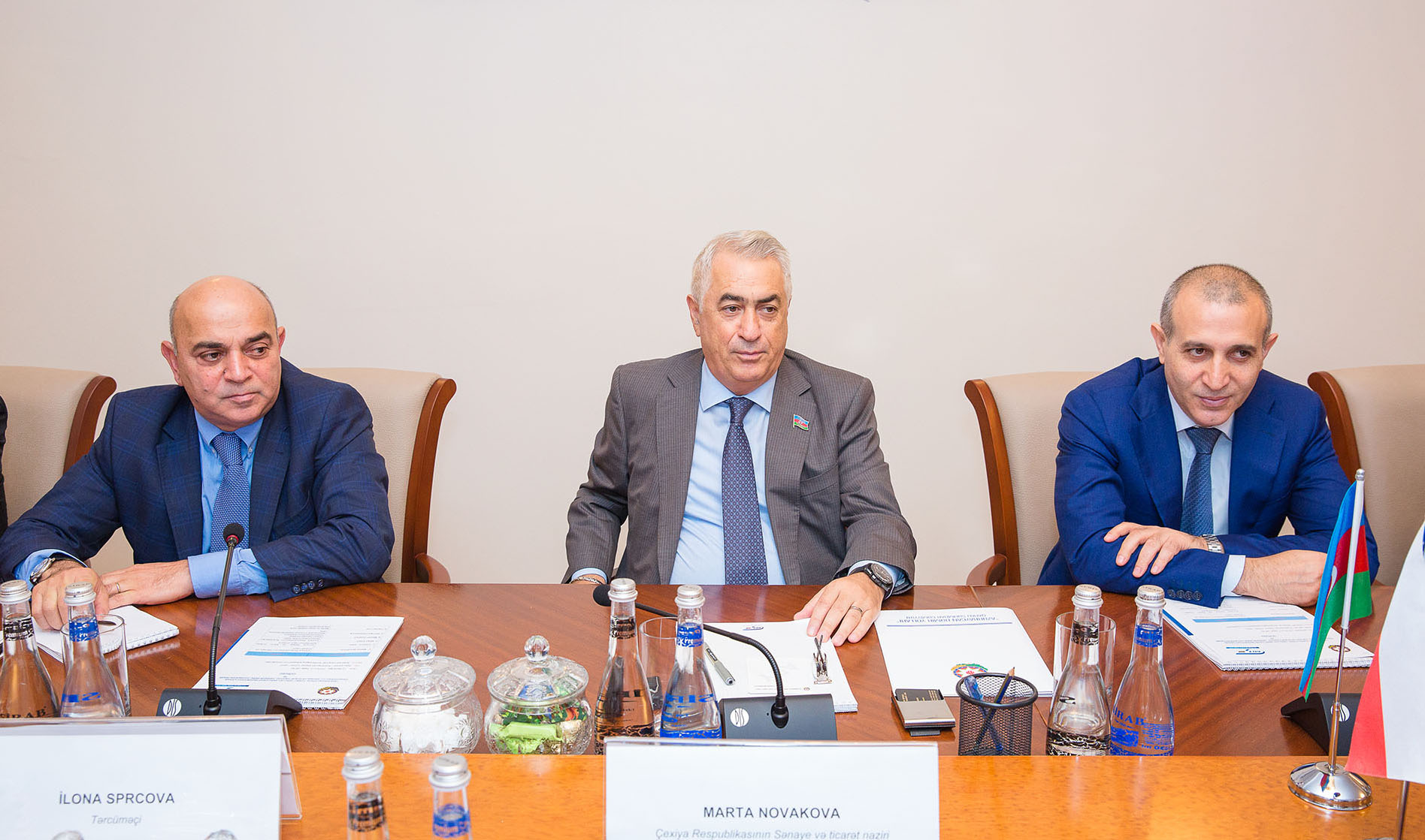 Cavid Qurbanov Marta Novakovanı qəbul etdi -  FOTOLAR